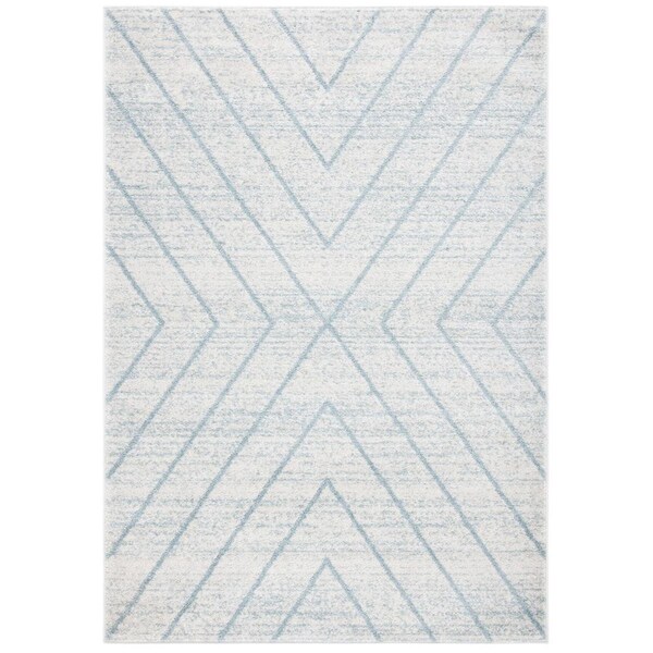 Safavieh 8 x 10 ft. Adirondack Rectangle Power Loomed Rug Light Grey & Light Blue ADR251L-8 - main